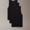 Pack de 3 camisetas sin mangas de mezcla de Cotton Stretch