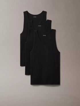 Pack de 3 camisetas sin mangas de mezcla de Cotton Stretch