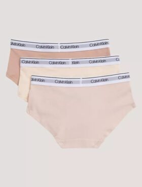 Pack de 3 Hipster de algodón Cotton Stretch para niñas