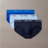 Pack de 3 slips ajustados de microfibra elástica Pack de 3 slips ajustados de microfibra elástica