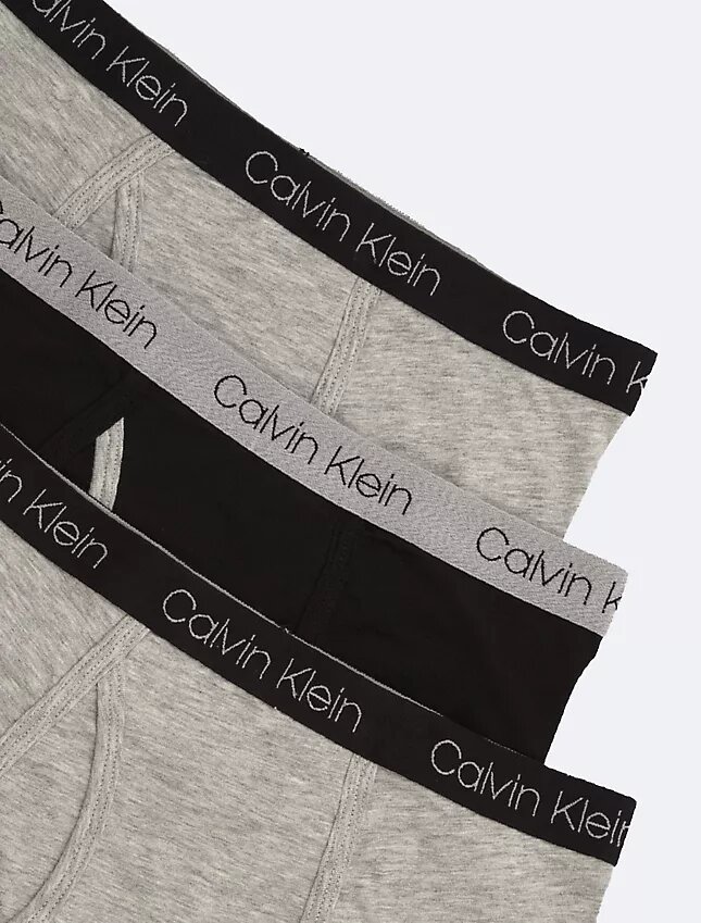 Pack de 3 slips de algodón Cotton Stretch con logotipo para niños Pack de 3 slips de algodón Cotton Stretch con logotipo para niños