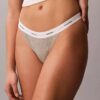 Pack de 3 Thongs de Cotton Stretch acanalados Pack de 3 Thongs de Cotton Stretch acanalados