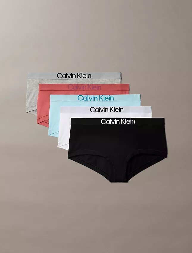 Pack de 5 braguitas tipo boyshort de Cotton Stretch extra suave Pack de 5 braguitas tipo boyshort de Cotton Stretch extra suave