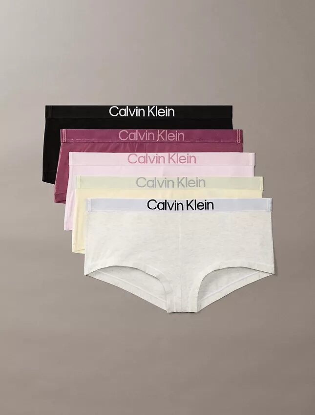 Pack de 5 braguitas tipo boyshort de Cotton Stretch extra suave Pack de 5 braguitas tipo boyshort de Cotton Stretch extra suave