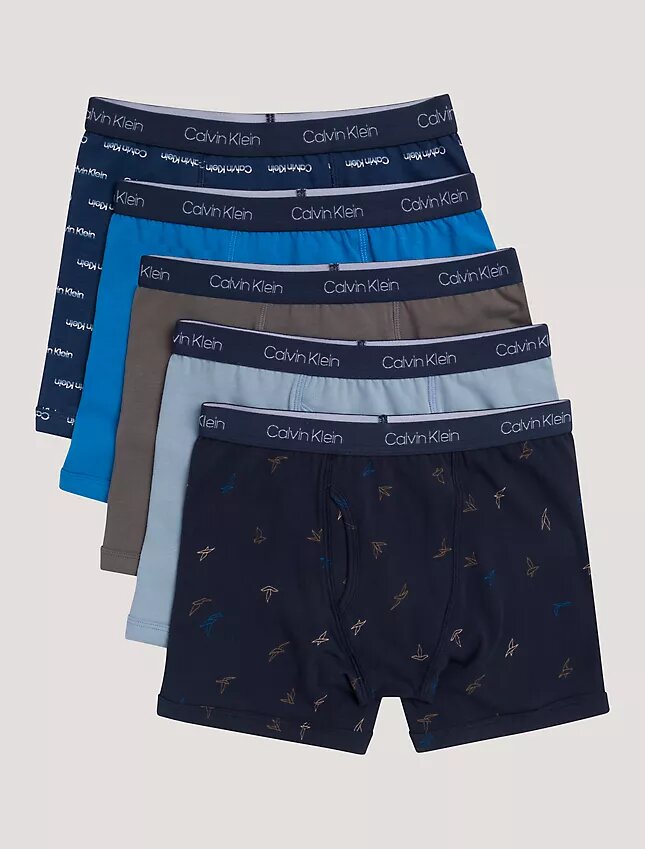 Pack de 5 calzoncillos Bóxer Brief de algodón Cotton Stretch para niños Pack de 5 calzoncillos Bóxer Brief de algodón Cotton Stretch para niños