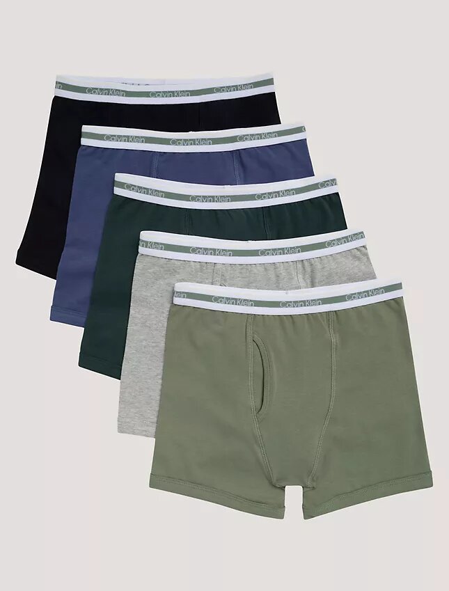 Pack de 5 calzoncillos Bóxer Brief de algodón Cotton Stretch para niños Pack de 5 calzoncillos Bóxer Brief de algodón Cotton Stretch para niños