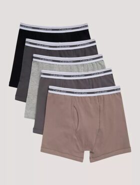 Pack de 5 calzoncillos Bóxer Brief de algodón Cotton Stretch para niños