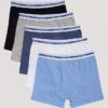Pack de 5 calzoncillos Bóxer Brief de algodón Cotton Stretch para niños Pack de 5 calzoncillos Bóxer Brief de algodón Cotton Stretch para niños