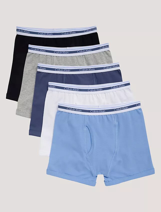 Pack de 5 calzoncillos Bóxer Brief de algodón Cotton Stretch para niños Pack de 5 calzoncillos Bóxer Brief de algodón Cotton Stretch para niños
