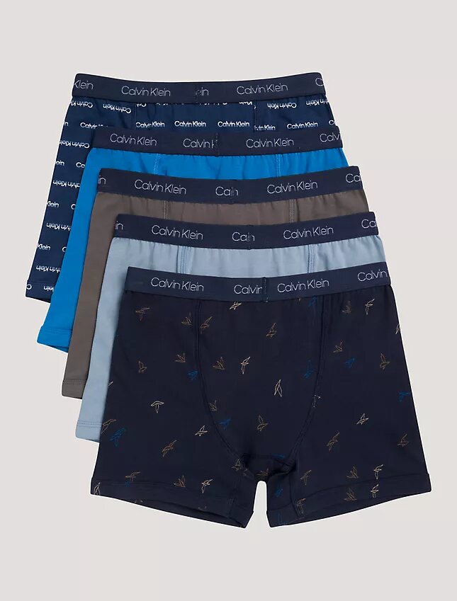 Pack de 5 calzoncillos Bóxer Brief de algodón Cotton Stretch para niños Pack de 5 calzoncillos Bóxer Brief de algodón Cotton Stretch para niños