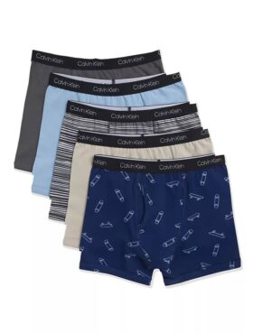 Pack de 5 calzoncillos Bóxers ajustados para niños