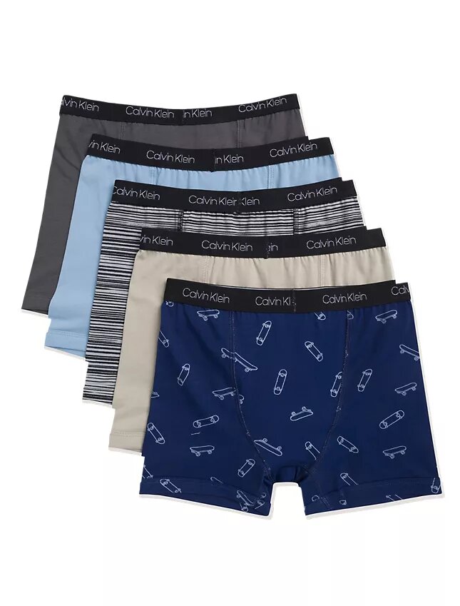 Pack de 5 calzoncillos Bóxers ajustados para niños Pack de 5 calzoncillos Bóxers ajustados para niños