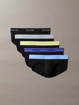 Pack de 5 slips ajustados Icon Cotton Stretch