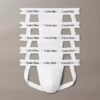 Pack de 5 suspensorios Cotton Stretch