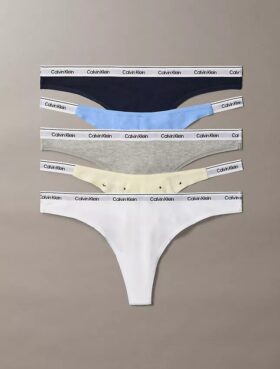 Pack de 5 Thongs con logotipo Icon