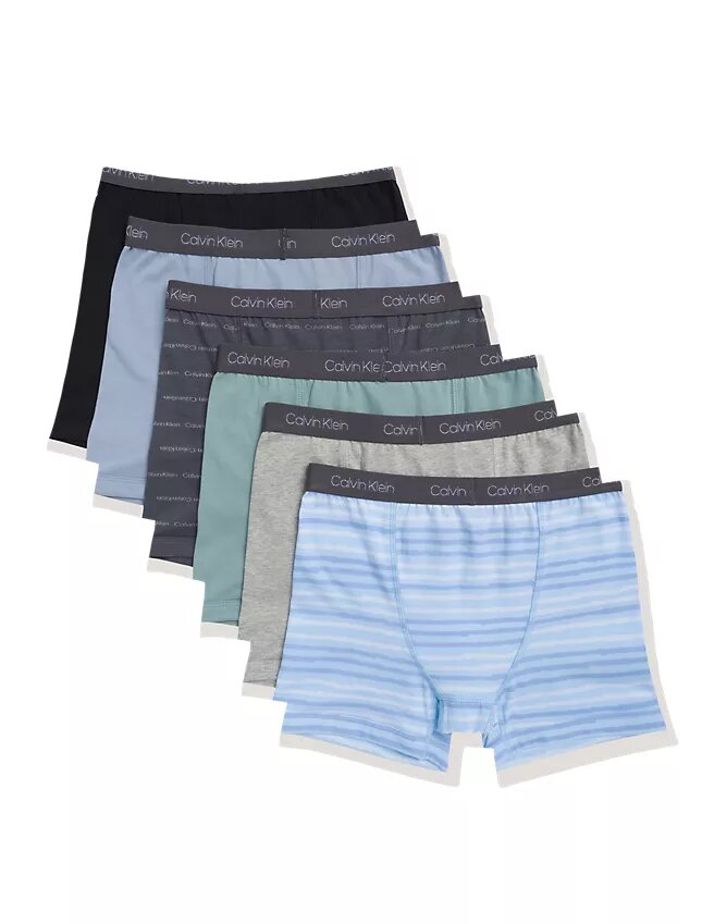 Pack de 6 Boxer Briefs de algodón Cotton Stretch para niños Pack de 6 Boxer Briefs de algodón Cotton Stretch para niños