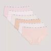 Pack de 6 braguitas Hipster de Cotton Stretch para niñas Pack de 6 braguitas Hipster de Cotton Stretch para niñas