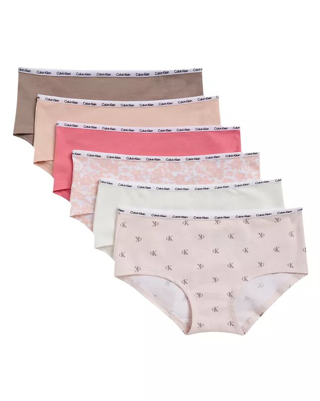 Pack de 6 braguitas Hipster de Cotton Stretch para niñas Pack de 6 braguitas Hipster de Cotton Stretch para niñas