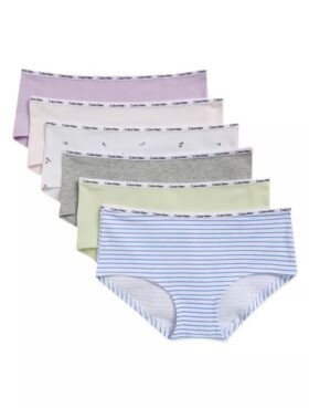 Pack de 6 braguitas Hipster de Cotton Stretch para niñas