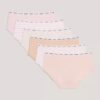 Pack de 6 braguitas Hipster de Cotton Stretch para niñas Pack de 6 braguitas Hipster de Cotton Stretch para niñas