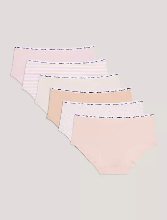 Pack de 6 braguitas Hipster de Cotton Stretch para niñas Pack de 6 braguitas Hipster de Cotton Stretch para niñas
