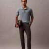 Pantalón chino de algodón elástico