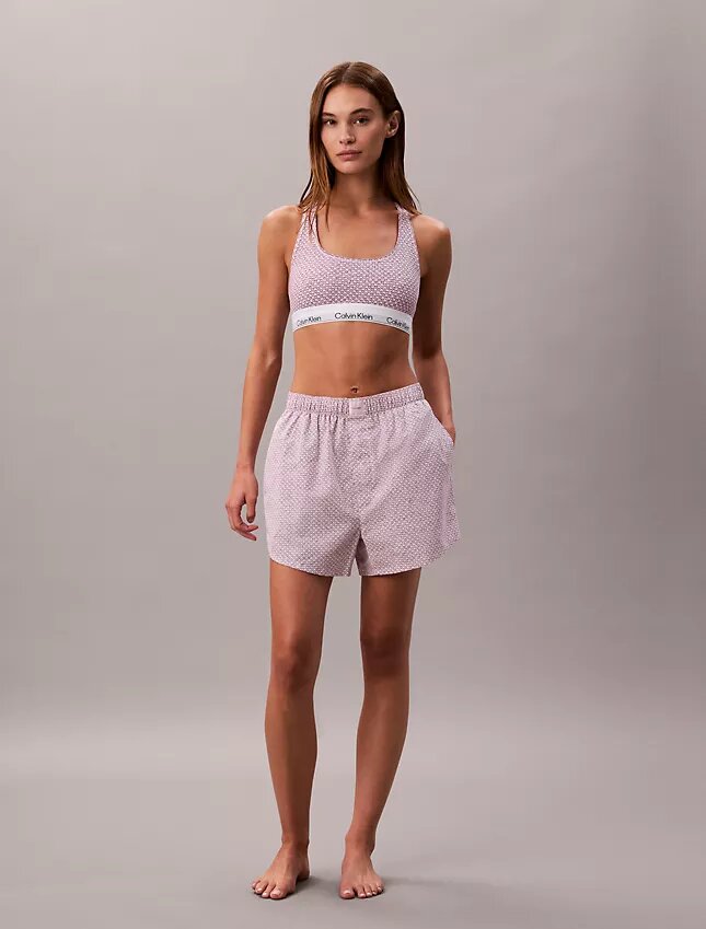 Pantalón corto de algodón para San Valentín Pantalón corto de algodón para San Valentín