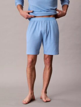 Pantalón corto de dormir de punto waffle