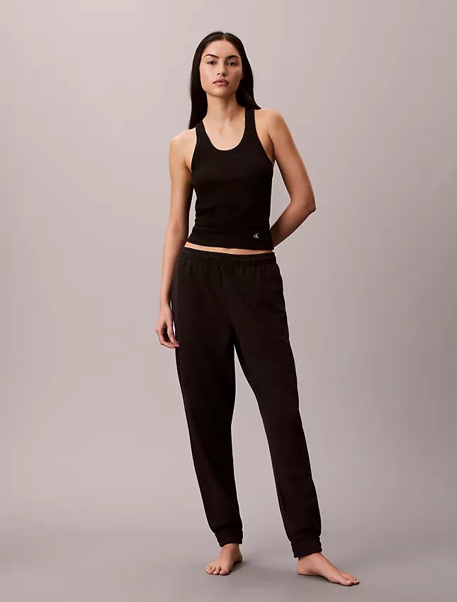 Pantalón de chándal para dormir de mezcla de rizo de algodón Pantalón de chándal para dormir de mezcla de rizo de algodón