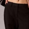 Pantalón de mezcla de gabardina de lana