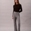 Pantalones acampanados ajustados de ponte Pantalones acampanados ajustados de ponte