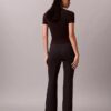 Pantalones acampanados ajustados de ponte Pantalones acampanados ajustados de ponte