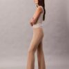 Pantalones acampanados ajustados de ponte Pantalones acampanados ajustados de ponte