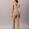 Pantalones acampanados ajustados de ponte Pantalones acampanados ajustados de ponte