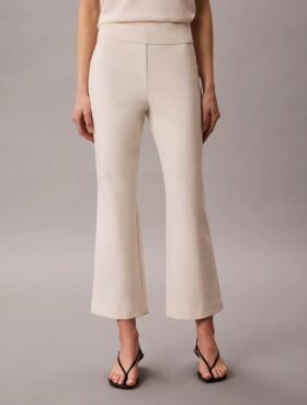 Pantalones acampanados cortos de ponte