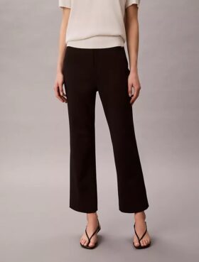 Pantalones acampanados cortos de ponte