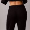 Pantalones acampanados de mezcla de lana merino y lurex