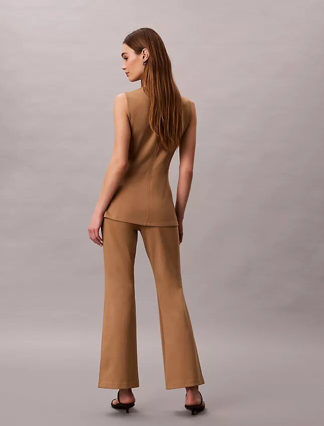 Pantalones acampanados de ponte Pantalones acampanados de ponte