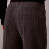 Pantalones ajustados a la tobillera con rayas y cordón