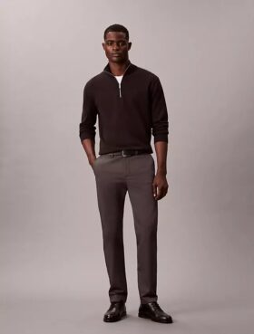 Pantalones ajustados de Cotton Stretch