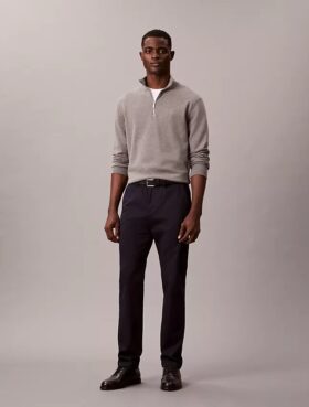 Pantalones ajustados de Cotton Stretch