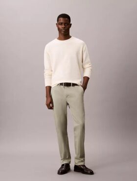 Pantalones ajustados de Cotton Stretch