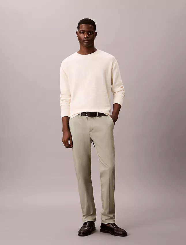 Pantalones ajustados de Cotton Stretch Pantalones ajustados de Cotton Stretch