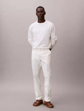 Pantalones ajustados de Cotton Stretch