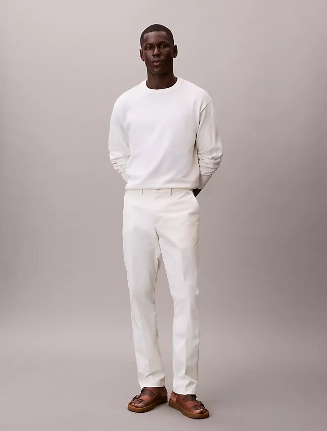 Pantalones ajustados de Cotton Stretch Pantalones ajustados de Cotton Stretch