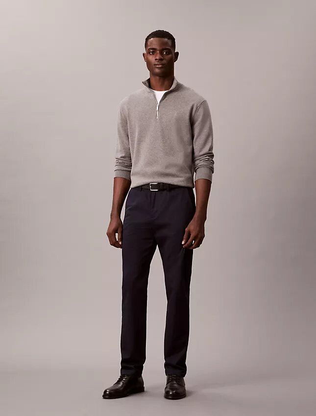 Pantalones ajustados de Cotton Stretch Pantalones ajustados de Cotton Stretch