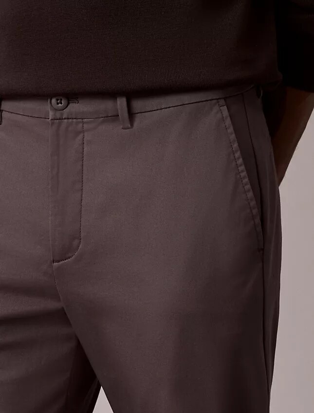 Pantalones ajustados de Cotton Stretch Pantalones ajustados de Cotton Stretch