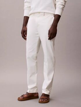 Pantalones ajustados de Cotton Stretch