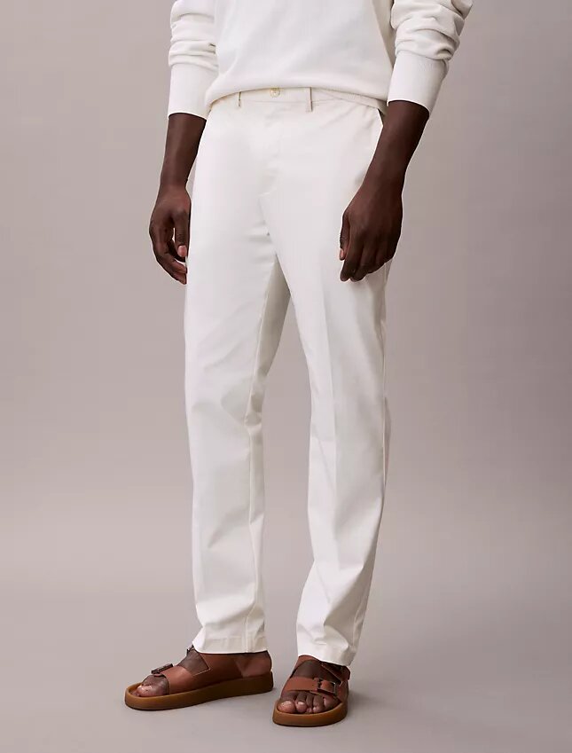 Pantalones ajustados de Cotton Stretch Pantalones ajustados de Cotton Stretch