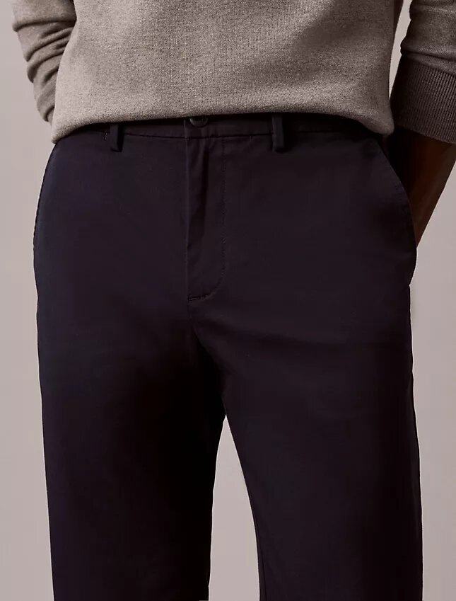 Pantalones ajustados de Cotton Stretch Pantalones ajustados de Cotton Stretch